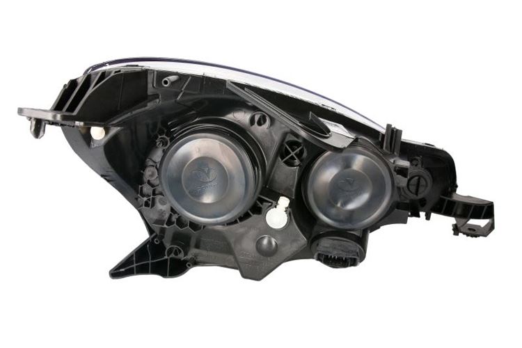 Reflektor L (H1/H7, elektryczny, z silnikiem, kolor wkładu: czarny) CITROEN C3 II, DS3 01.09-12.16