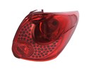 Lampa tył P (kolor kierunkowskazu czerwony, kolor szkła czerwony) PEUGEOT 207 Kombi 02.06-06.09