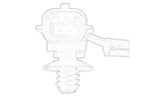 Czujnik temperatury spalin (  na rurze wydechowej przed filtrem DPF, weryfikacja po nr VIN) NISSAN NV400  OPEL MOVANO B  RENAULT MASTER III 2.3D 11.11-