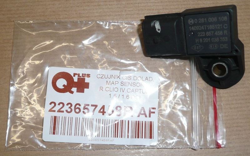 Czujnik ciśnienia doładowania MAP sensor 1.5 Dci