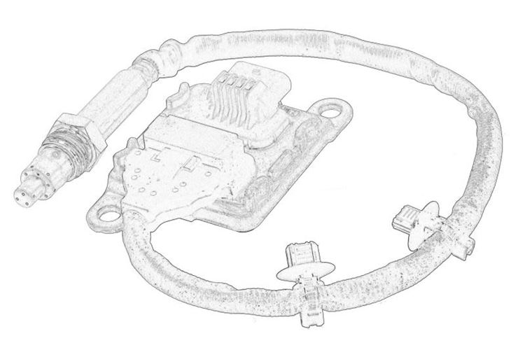 Sonda czujnik tlenku azotu NOx Renault Kangoo II 1.5 Dci