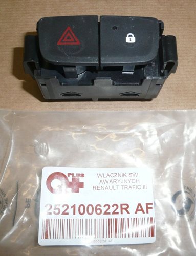 Włącznik świateł awaryjnych Renault Trafic III