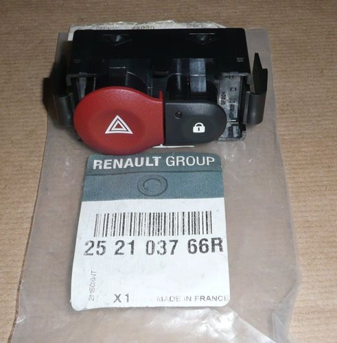 Włącznik świateł awaryjnych Renault Clio III Modus