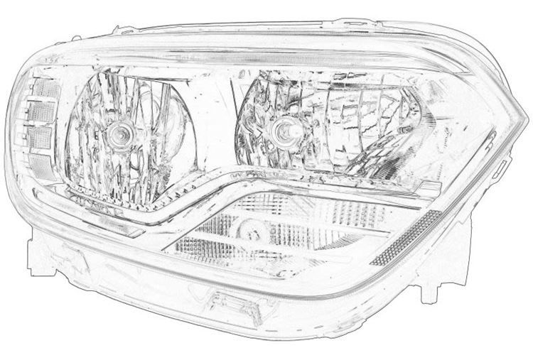 Reflektor Led Renault Express Van 20> prawy