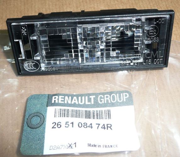 Lampa tablicy rejestracyjnej Renault Megane III