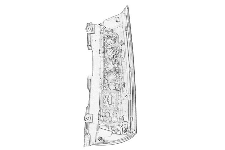 Lampa tylna Renault Express lewa