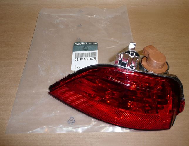 Lampa przeciwmgłowa Renault Scenic III tył lewa
