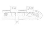 Lampa jazdy dziennej LED Renault Scenic III prawe