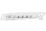 Lampa jazdy dziennej LED Renault Megane III lewe