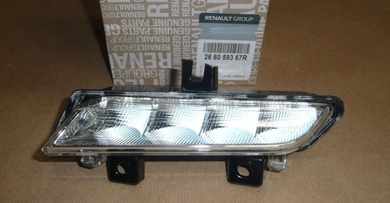 Lampa jazdy dziennej LED Renault Clio IV lewe