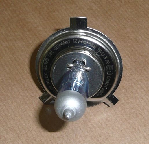 Żarówka H4 12V 60 55W niebieska Renault