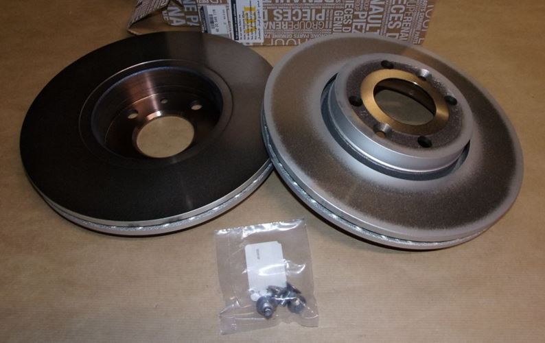 Tarcza hamulcowa komplet Renault Clio III Renault Modus przód