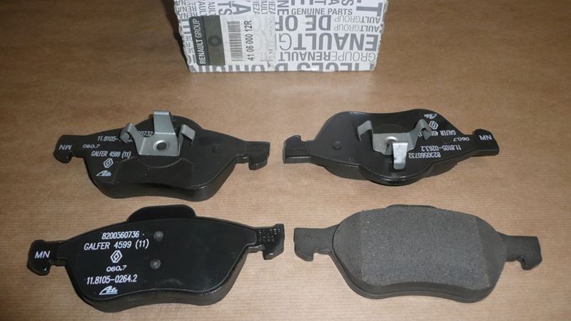 Klocki hamulcowe Renault Laguna III przód