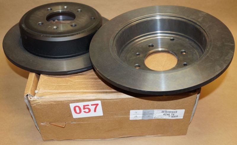 Tarcza hamulcowa komplet Peugeot 406 406 Restyl tył