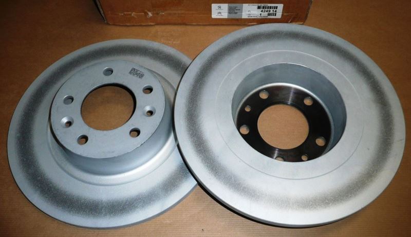 Tarcza hamulcowa komplet Peugeot 407 CC tył