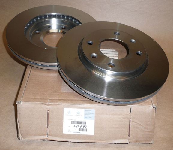 Tarcza hamulcowa komplet Citroen Xsara Peugeot 206 przód