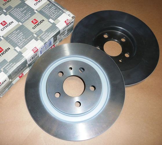 Tarcza hamulcowa komplet Citroen C8 Peugeot 807 tył