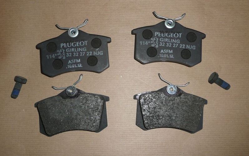 Klocki hamulcowe Citroen C2 Citroen C3 Peugeot 307 807 Renault Clio tył