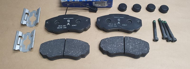 Klocki Hamulcowe Przód Brembo Oryginał PSA Jumper