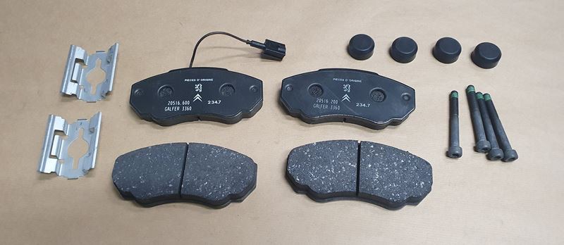 Klocki Hamulcowe Przód Brembo Oryginał PSA Jumper