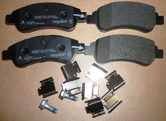 Klocki hamulcowe Citroen Berlingo Citroen C2 Peugeot 207 208 przód
