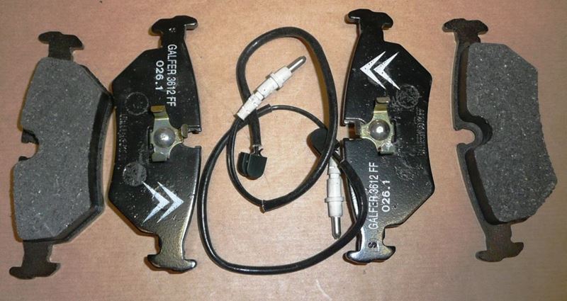 Klocki hamulcowe Citroen Evasion Peugeot 806 tył
