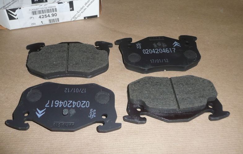 Klocki hamulcowe Citroen Saxo Citroen Xsara Citroen ZX Peugeot 206 tył