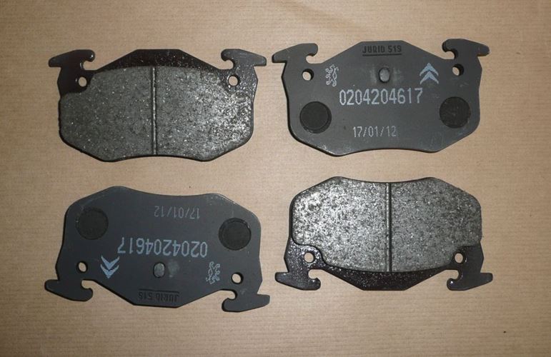 Klocki hamulcowe Citroen Saxo Citroen Xsara Citroen ZX Peugeot 206 tył