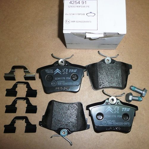 Klocki hamulcowe Citroen C5 Peugeot 407 tył