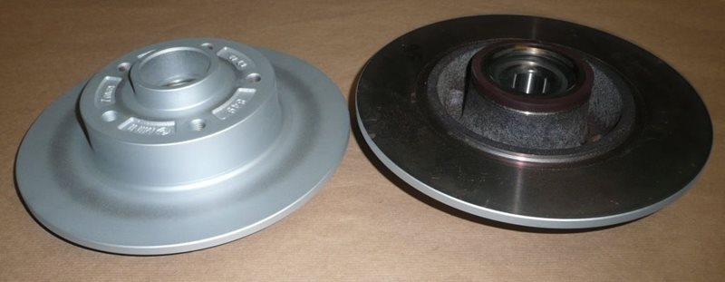Tarcza hamulcowa komplet Renault Megane III tył