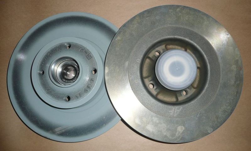 Tarcza hamulcowa komplet Renault Megane II Kombi tył