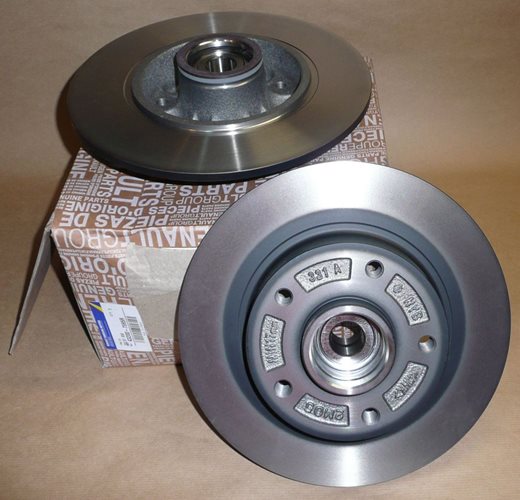 Tarcza hamulcowa komplet Renault Megane III Renault Fluence tył