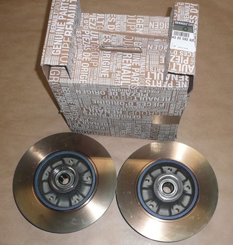 Tarcza hamulcowa komplet Renault Megane IV 15> tył