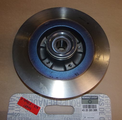 Tarcza hamulcowa Renault Scenic III tył