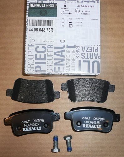 Klocki hamulcowe Renault Kangoo II tył