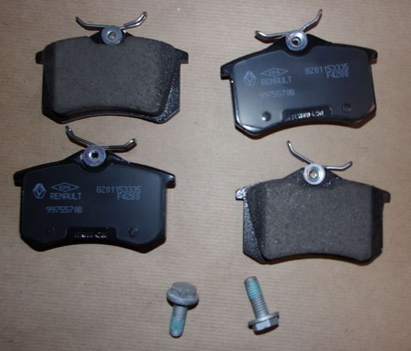 Klocki hamulcowe Renault Fluence Megane II tył
