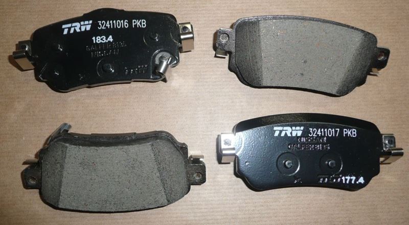 Klocki hamulcowe Renault Kadjar tył