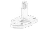 PIASTA KOLA TYL C3/C4/CACTUS/P208/301