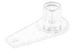 Wspornik belki zawieszenia CITROEN AX, SAXO  PEUGEOT 106 I, 106 II, 206, 206+ 07.86-