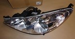 Reflektor Peugeot 207 lewy
