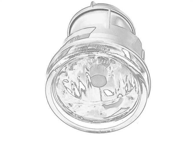 Lampa przeciwmgłowa Citroen C2 Citroen C3 Citroen Jumpy Peugeot Partner