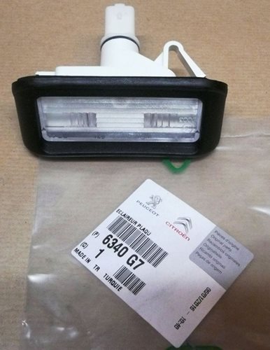 Lampa tablicy rejestracyjnej Citroen Jumpy III Peugeot Partner III