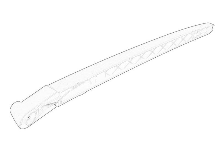 Ramię wycieraczki tył Citroen C5 II 04>
