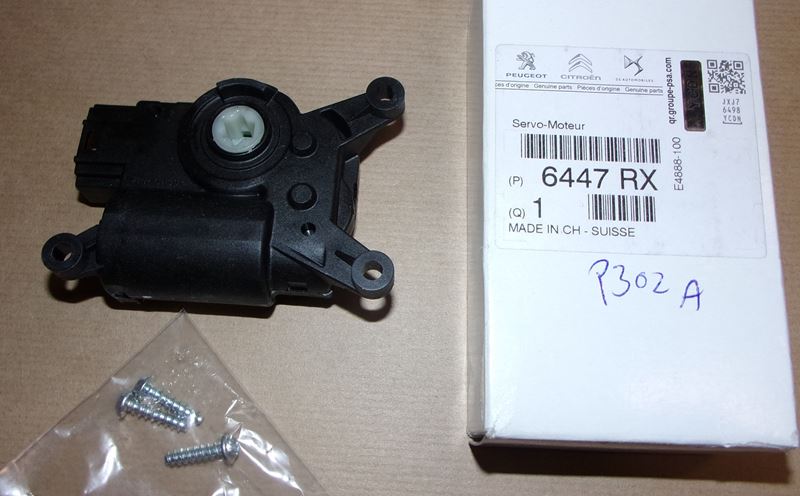 Silniczek regulacji nawiewu Citroen C4 Peugeot 307