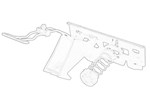 Zamek pokrywy silnika NISSAN NV400  OPEL MOVANO B  RENAULT MASTER III 02.10-