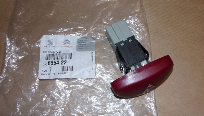 Włącznik świateł awaryjnych Citroen Xsara Picasso