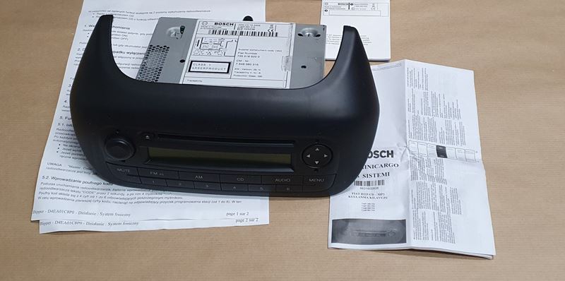 Radio CD Oryginał Peugeot Bipper