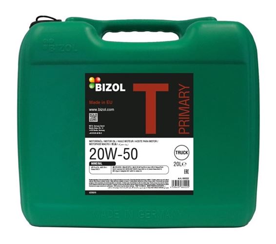 OLEJ BIZOL TRUCK PRIMARY 20W-50 20L