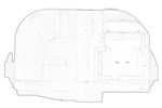 Blokada drzwi Peugeot 1007