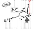 Tuleja dźwigni zmiany biegów Renault Clio II